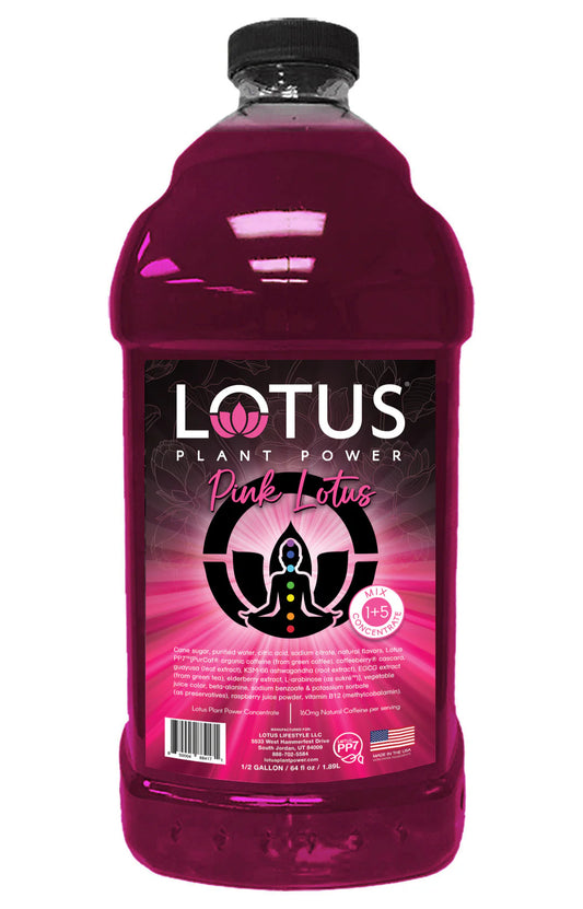 Lotus Plant Energy - Pink