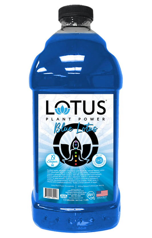 Lotus Plant Energy - Blue Zero Sugar